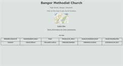 Desktop Screenshot of bangormethodistchurch.org